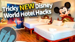 12 Tricky NEW Disney World Hotel Hacks [upl. by Dafodil493]