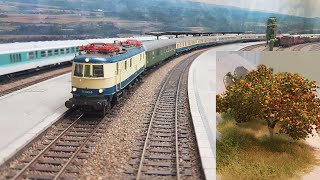 H0 Modellbahn Bunte neue Züge Verkabelung und SchrebergartenNews [upl. by Laufer]