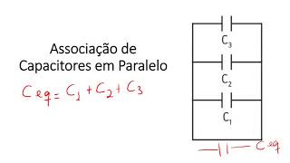 Associação de Capacitores  Eletrostática [upl. by Sacrod925]