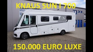 Zeer luxe en mooiste en beste familie Integraal Camper van Knaus Sun I 700 [upl. by Nirrad]