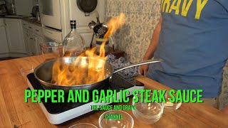 Pepper and Garlic Steak Sauce  Steak Sauce  Steak Sauce Recipe  Pepper Steak Sauce  Pan Sauce [upl. by Raquel]