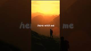 Here with Me  Marshmello lyrics music shorts [upl. by Faustine827]