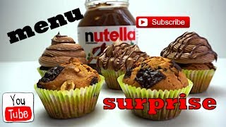 Recette facile de MUFFINS au NUTELLA [upl. by Travis300]