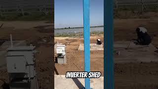 ICR inverter Shed shed engineering civilengineering column purlin ytshorts shorts [upl. by Perla]