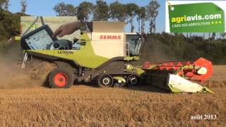 Claas Lexion 780 vue par Agriaviscom [upl. by Susannah679]