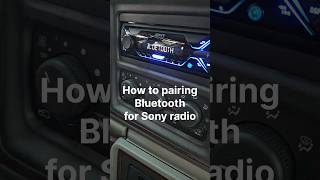 Sony DSXA415BT HOW TO BLUETOOTH PAIRINGmost of Sony sony bluetooth pairing carradio [upl. by Onairam]