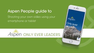 Shooting Your Own Video Using Your Smartphone or Tablet [upl. by Aurel]