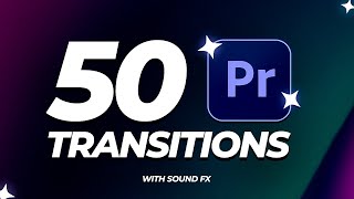 50 Free Seamless Transitions for Adobe Premiere Pro [upl. by Gwenore799]