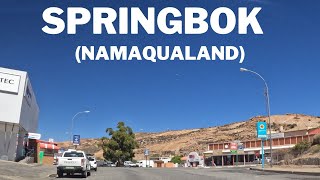 Springbok  Driving in Namaqualands biggest town  Northern Cape South Africa [upl. by Robson]