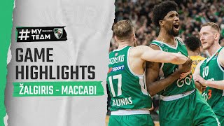 Zalgiris  Maccabi  Game Highlights  20230406 [upl. by Eittah]