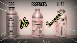 Bibit Parfum Dior Sauvage SFA Romani vs Essences [upl. by Beverle]