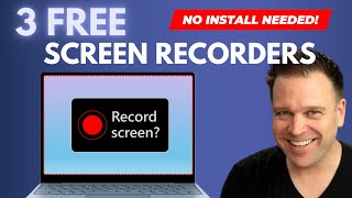 3 Best FREE Screen Recorders in Windows  Nothing to install no watermarks 2024 [upl. by Grevera]