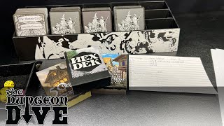 Hex Dek  a hex map in a deck of cards and a stealth Design Diary for the Land in Peril RPG [upl. by Rexford]