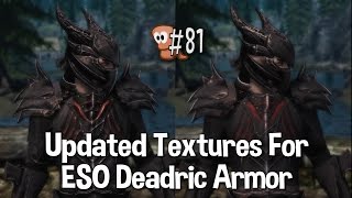 Skyrim Mods 81  Updated Textures for ESO Daedric Armor [upl. by Eeimaj]