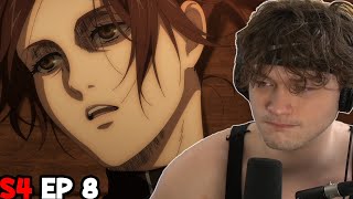 SASHA NOOO  quotAssassins Bulletquot  Attack on Titan Season 4 Episode 8 Reaction [upl. by Ibok]