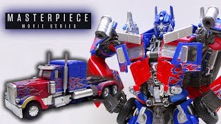 MPM4 Masterpiece Movie Optimus Prime Transformation Robot to Vehicle [upl. by Asin790]