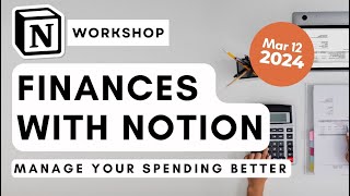 How to Build a Finance Tracker with Notion  Manage your finances with ease ✨ [upl. by Siryt]