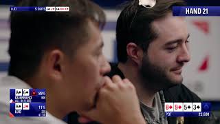 Main Event Day 2  EPT Monte Carlo 2018 [upl. by Hayifas]