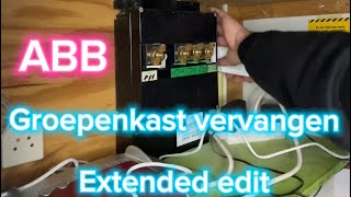 Groepenkast vervangen ⚡️XL Video 1  Elektricien  Amsterdam  ABB  how to  diy [upl. by Vatsug]