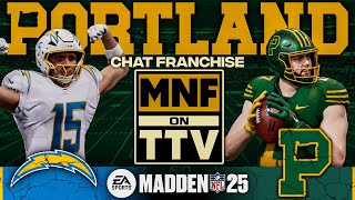 Portlands Primetime Debut  Chargers  Pioneers  Madden NFL 25 [upl. by Zacharie]