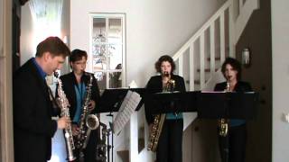 Bolero  Ravel by Saxophone quartet BLAST [upl. by Finbur]