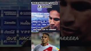 Paolo Guerrero se retira 🇵🇪😭paologuerreroperuselecciónperuanafutbolperúshortsshort [upl. by Bor279]