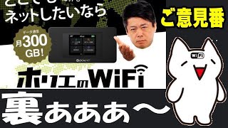 ホリエのWiFi 話題にしなかたのは、全く魅力を感じなかったからです。 [upl. by Ellesij358]