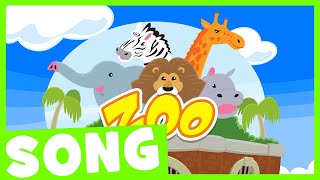 Lets Go To the Zoo  Animal Song for Kids [upl. by Llennahs]