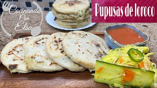 PUPUSAS de loroco queso y frijoles🇸🇻😋platillo típico de El Salvador 🇸🇻♥️😋pupusasdeloroco [upl. by Ezalb774]