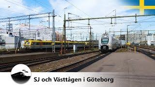 4K SJ och Västtågen i Göteborg [upl. by Bartolomeo]