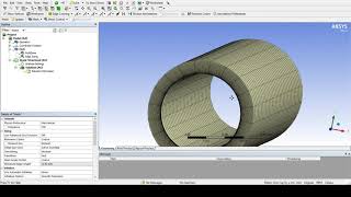 ANSYS Meshing  Structured Hexahedral mesh for a Pipe [upl. by Coral397]