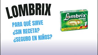 Lombrix Qué es para qué sirve cómo se toma ¿necesito receta ¿en cuánto hace efecto y más [upl. by Aleacem]