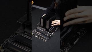 Black Castoom Pc Build🤡 AMD R79800X 3D amp ASUS RTX4090😱 pcbuild gaming computers rog amd asmr [upl. by Kolva]