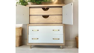 Mid Century Chest of Drawers Makeover [upl. by Musette]