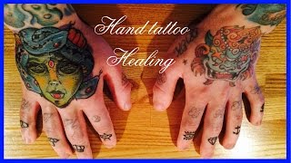 THE BEST WAY TO HEAL A HAND TATTOO [upl. by Alyel764]