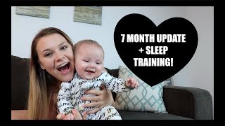 7 MONTH UPDATE  FERBER METHOD SLEEP TRAINING [upl. by Akisey]