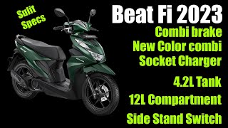 Honda Beat FI 2023 Model Review New [upl. by Yasui]