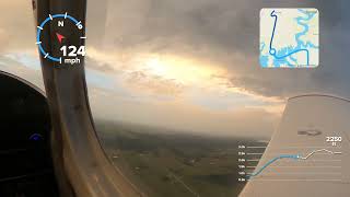 Taking off from Grove Grand Lake Oklahoma heading to Kansas [upl. by Negam]