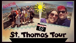 Saint Thomas private island tour  Carnival Magic Cruise Vlog Day 4 ep9 [upl. by Haletky]