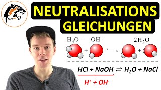 Neutralisationsgleichungen aufstellen  Säuren Basen amp pHWert [upl. by Pliske]