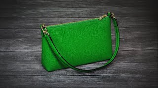 Making a Leather Baguette Bag [upl. by Rema]