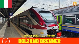 Cab Ride Bolzano  Brenner Brenner Railway  Italy train drivers view in 4K [upl. by Hauhsoj]