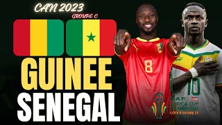 🔴LIVE GUINÉE  SÉNÉGAL ALLEZ LES LIONS 33  LE DERBY  3ème JOURNÉE GROUPE C  CAN 2024 [upl. by Moncear262]