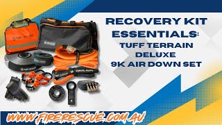 Recovery Kit Essentials Tuff Terrain Deluxe 9K Air Down Set recovery [upl. by Aihtibat]