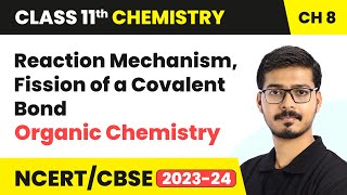 Reaction Mechanism Fission of a Covalent Bond  Organic Chemistry  Class 11 Chemistry Chapter 8 [upl. by Diahann]