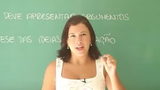 Dissertação Argumentativa Conclusão  Redação  Descomplica [upl. by Ellenaj]