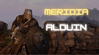 Meridias Champion  Alduin  Skyrim Requiem 3BFTweaks 433 Permadeath [upl. by Ainit]