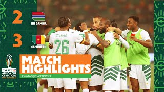 HIGHLIGHTS  The Gambia 🆚 Cameroon TotalEnergiesAFCON2023  MD3 Group C [upl. by Derby]