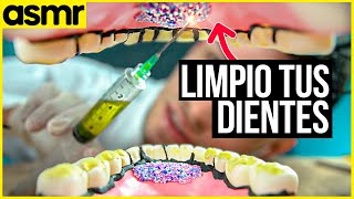 ASMR limpieza de dientes dentista roleplay para dormir ASMR español [upl. by Thisbe]