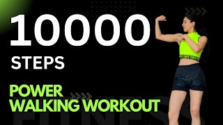 quot10000 Steps Power Walking Workout Burn Fat Fastquot [upl. by Barbe]